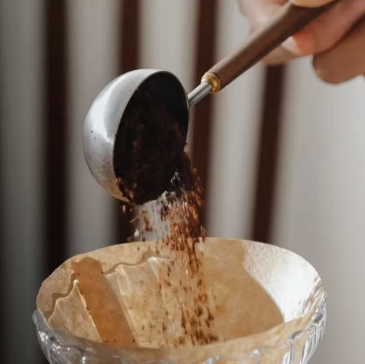 Premium 25ml Walnut Wood & Stainless Steel Coffee Scoop