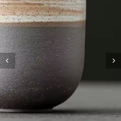 Handmade Japanese Stoneware Cup Set