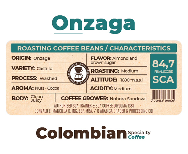 COFFEE OF ONZAGA ORIGIN