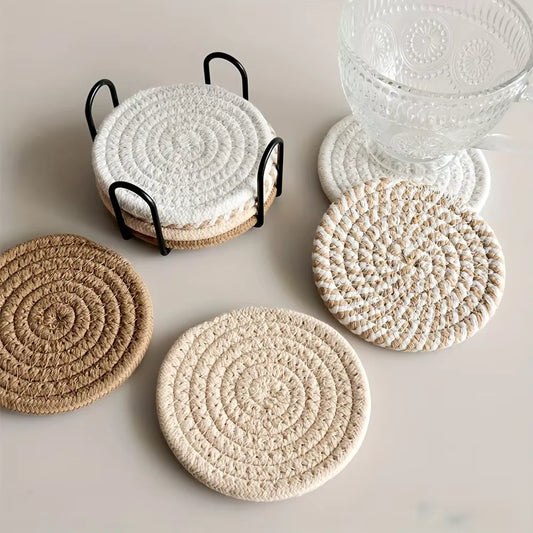 4pcs Absorbent Drink Coasters